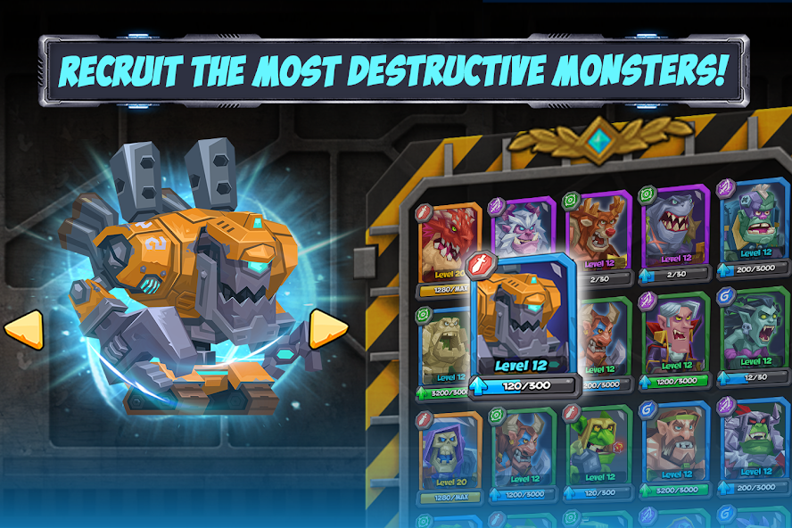Tactical Monsters Rumble Arena -Tactics & Strategy 1.19.26 APK + Mod (Unlimited money) untuk android