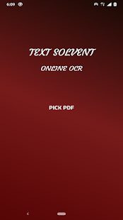 Text solvent OCR