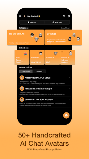 Avatars AI Chatbot Screen 2