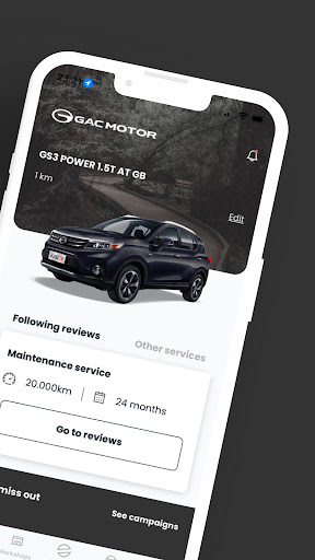 GAC MOTOR APP Screen 2