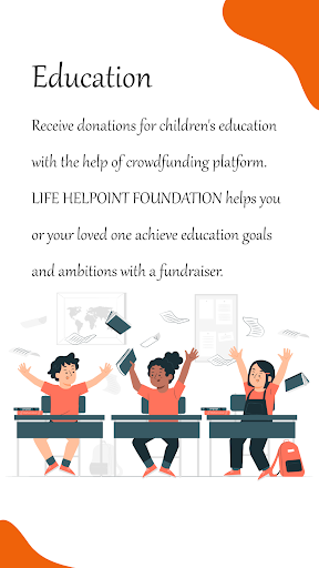 HELP POINT : Crowdfunding NGO Screen 3