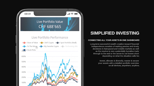 Android application Sparkbase Crypto Asset Manager screenshort