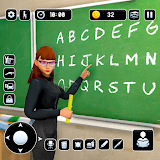 High School Teacher Game 3D icon