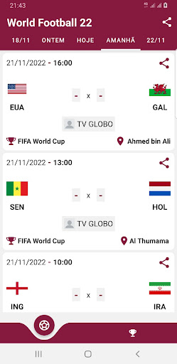 World Stars - Jogos Ao Vivo Screen 2