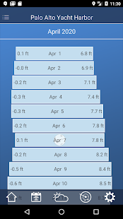 Tide Charts Screenshot