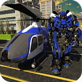 Police Helicopter Robotic Battle icon
