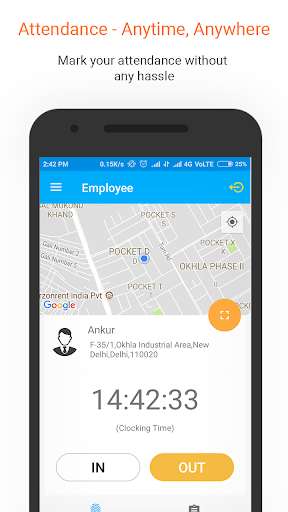 Employroll - HRMS & Tracker Screen 2