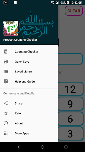 Android application Product Calculator screenshort