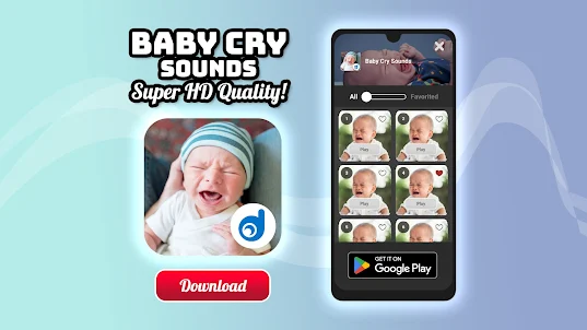 Sons de choro de bebê