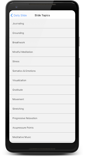 Core Self Care™ Screen 3