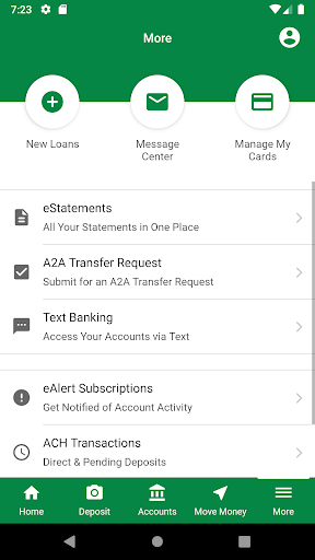 Columbia Credit Union Screen 3