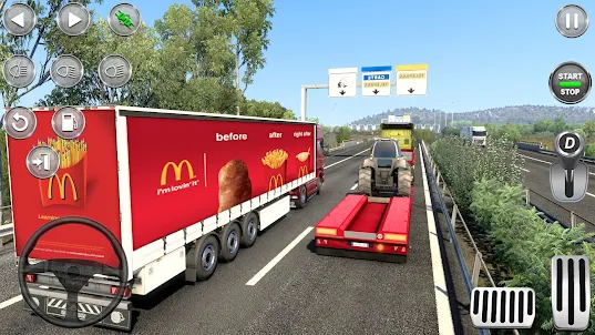 Euro City Delivery Truck 3D