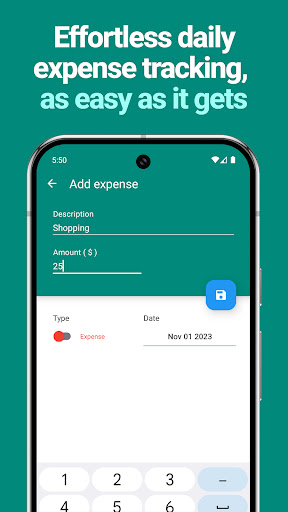 Screenshot of EasyBudget - Budget planning