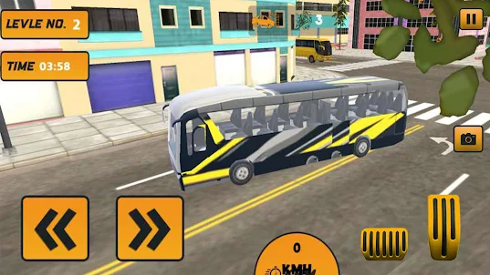 Passengers bus parking sim