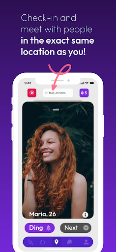 Ding - Check in & Flirt Screen 2