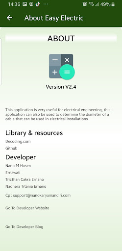 Easy Electric Calculator Screen 2