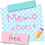 Sticky Memo Notepad *Dots* Free icon