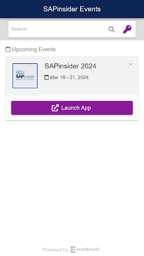 Android application SAPinsider Events screenshort