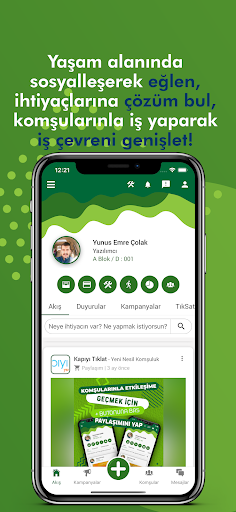 Android application Kapıyı Tıklat: Z Yapı Yönetim screenshort