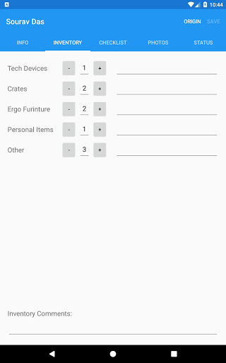 Telescio Tracker Screen 3