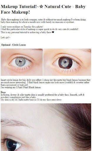How To Do Baby Face Makeup Screen 2
