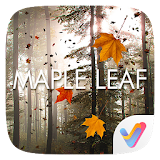 Maple Leaf 3D V Launcher Theme icon
