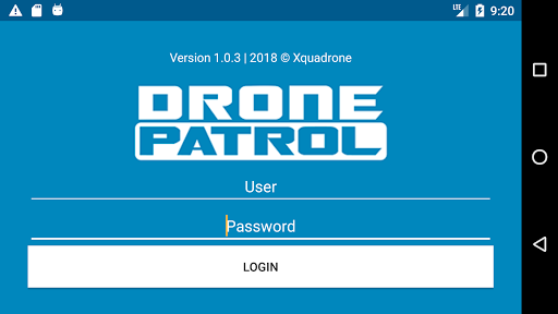 Android application DronePatrol screenshort