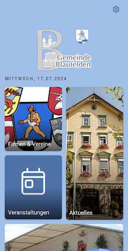 Android application Gemeinde Blaufelden screenshort
