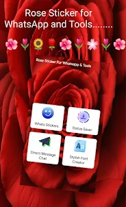 Rose Stickers for WhatsApp