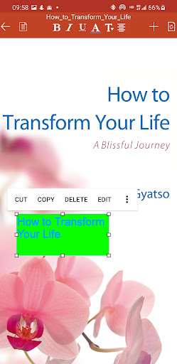Android application EPUB to PDF Pro screenshort