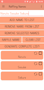 Raffle: Names and Numbers [PRO] 3