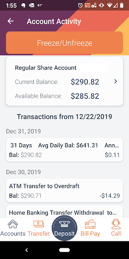Texan Sky Credit Union Screen 3