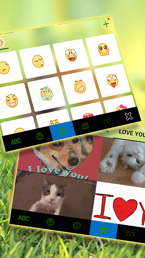 Kiss Bunny Keyboard Background Screenshot 4 - AppWisp.com