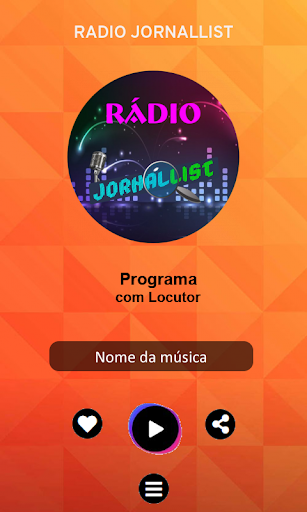 Android application Rádio Jornallist screenshort
