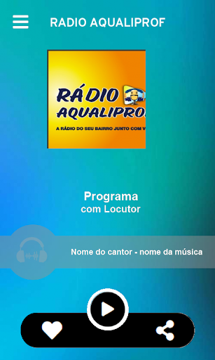 Rádio Aqualiprof Screen 2