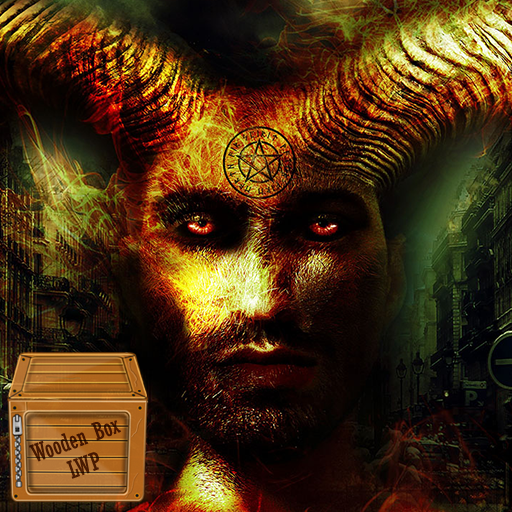 evil demon wallpaper logo