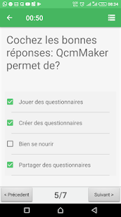 Qcm Maker (Créez Quizz & Test) Capture d'écran