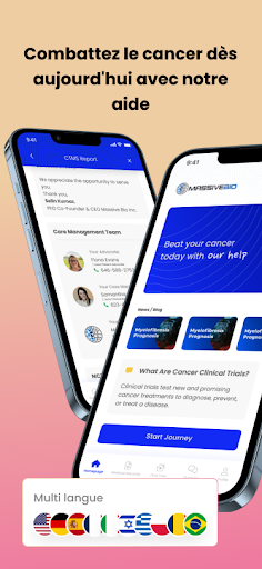 Android application SYNERGY-AI Cancer Trial Finder screenshort