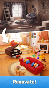 Mergedom: Home Design 4.0 APK + Mod (Unlimited money) untuk android
