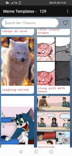 Meme Templates Screen 3