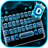 Neon Tech 3D Keyboard Theme icon