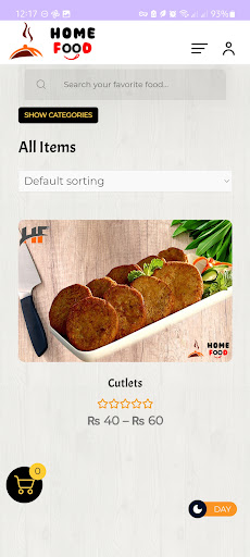 Home Food Flare Screen 3