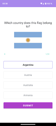 Quiz App Screen 2