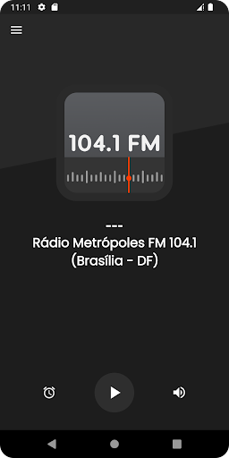 Android application Rádio Metrópoles FM 104.1 screenshort