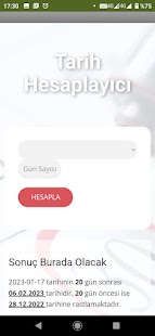 Tarih Hesaplayıcı Screenshot