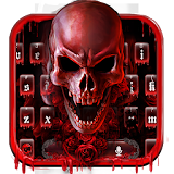 Red Bloody Skull Keyboard Theme icon