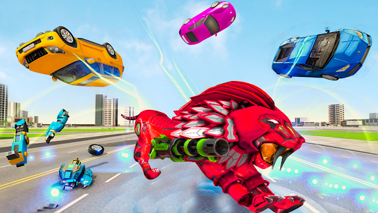 Lion Robot Car Transforming 0.1 APK + Mod (Free purchase) for Android