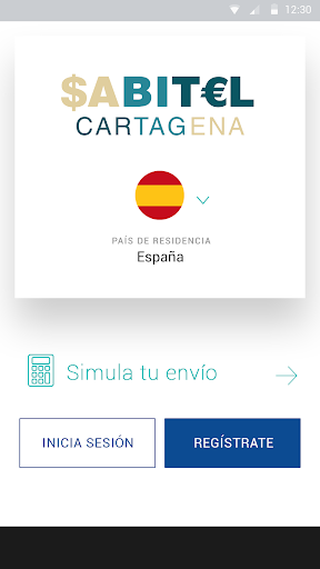 Android application Sabitel Cartagena screenshort