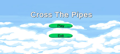 Android application Cross the pipes screenshort