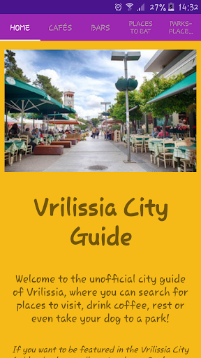 Android application Vrilissia City Guide screenshort